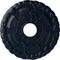 Ekena Millwork Kendall Train Station Medallion (Canopies up to 3 7/8"), 18 1/2"OD x 3 7/8"ID x 1"P, Midnight Dream CM18KDMDF - alternate 1